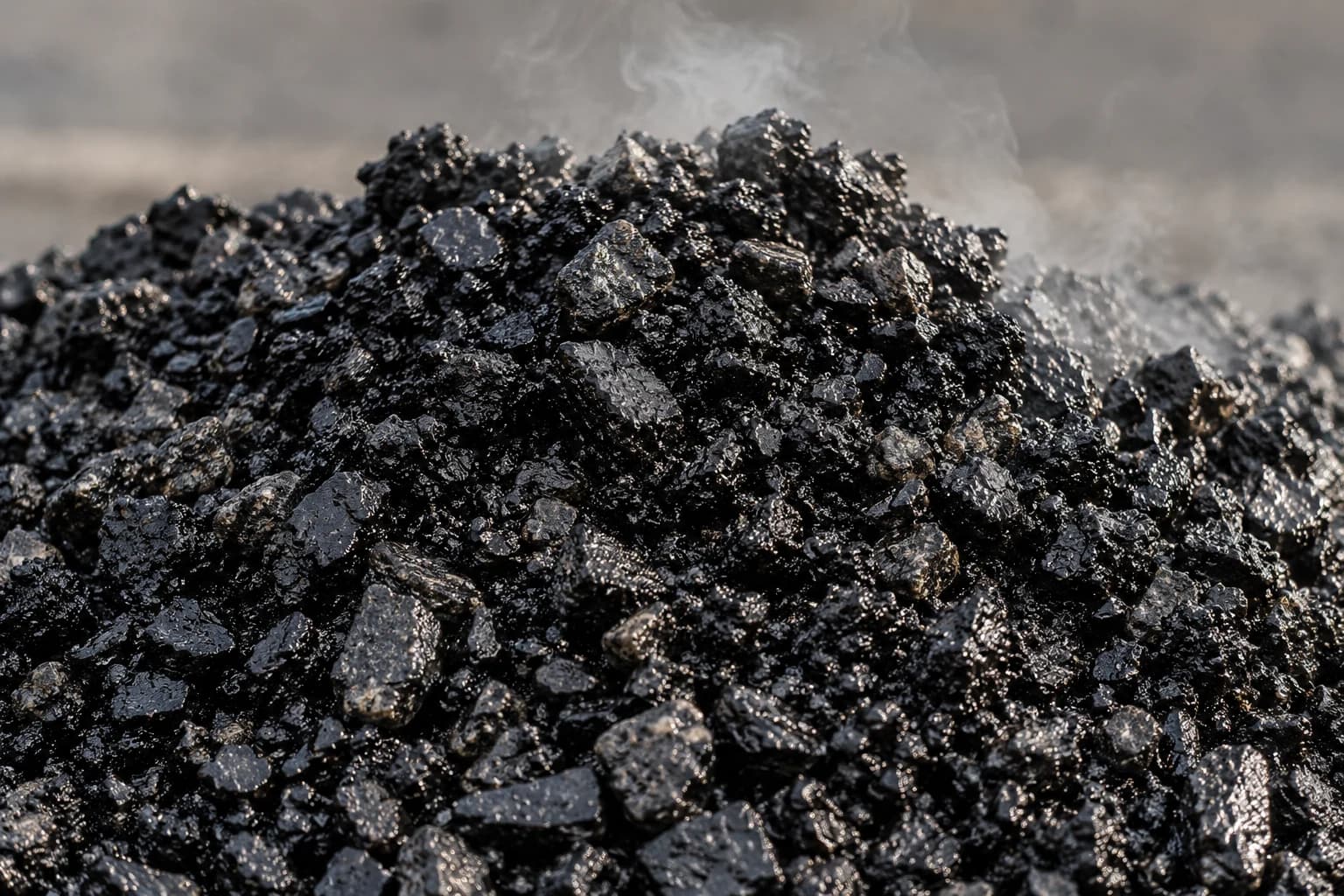 Illustrative image of loose asphalt mix