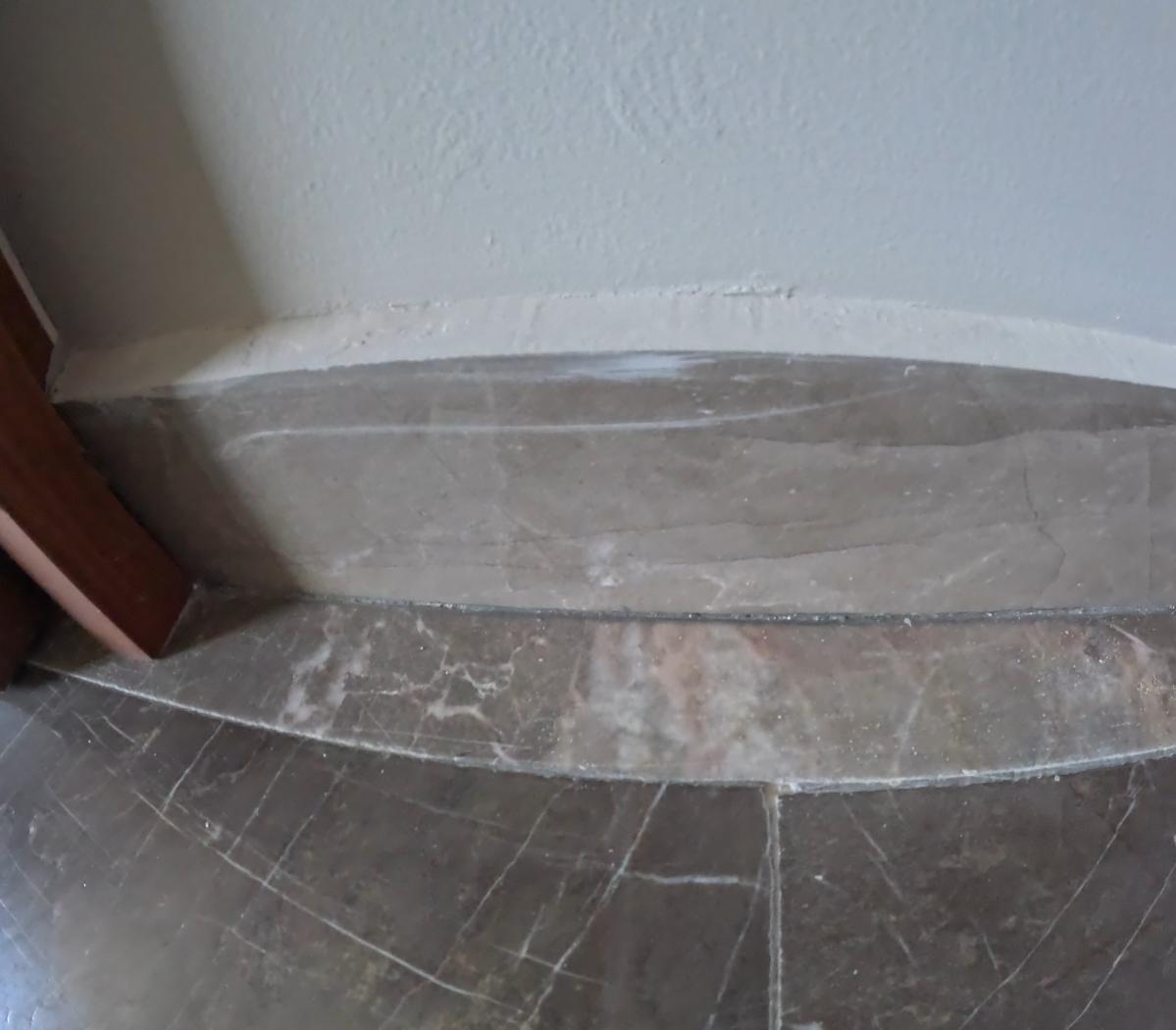 Escalera — cantería curvilínea